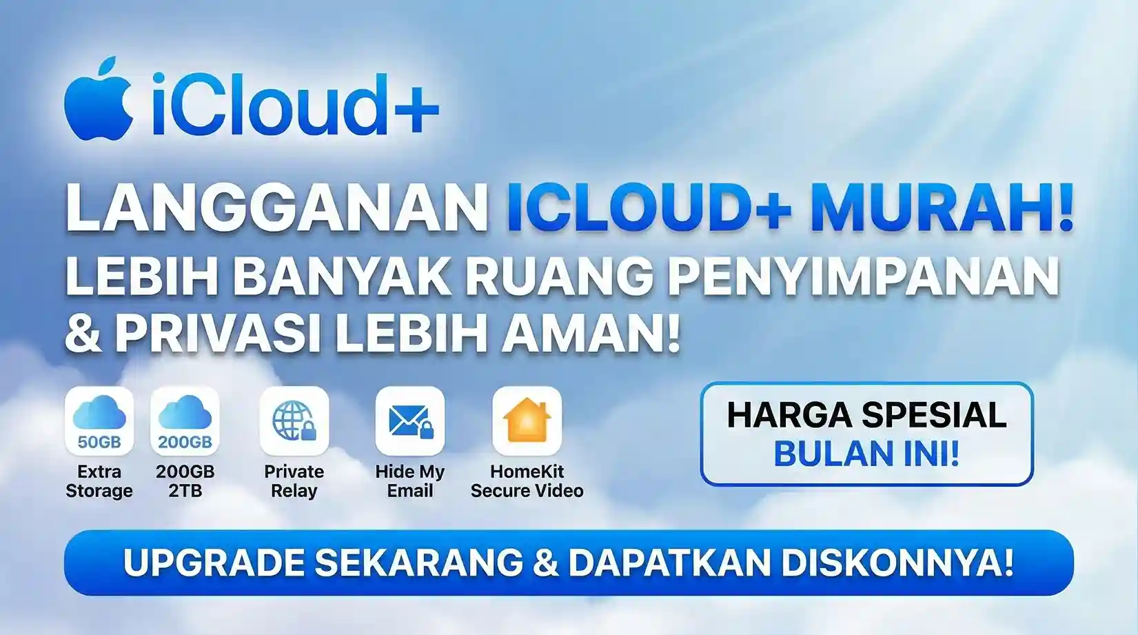 Clean Apple Aesthetic Cloud