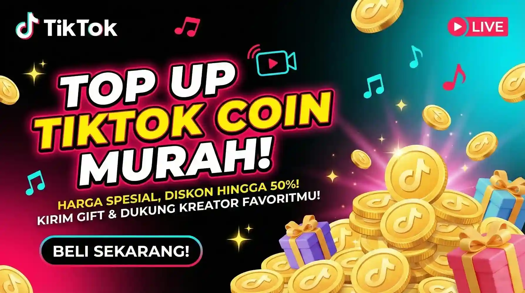 TikTok Live Influencer Background