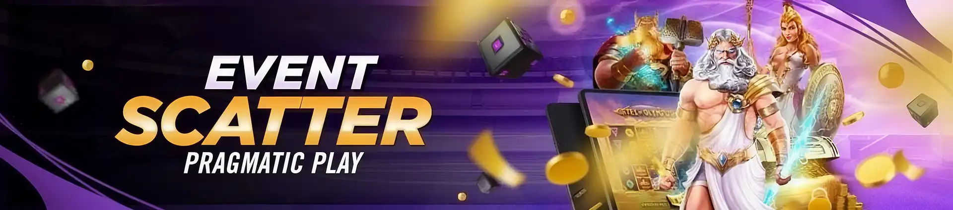 Banner Promo Flash Sale BONUS SCATTER PRAGMATIC PLAY